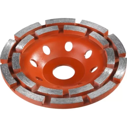Чашка алмазная шлифовальная по бетону ЗУБР "МАСТЕР" сегментная двухрядная, 125мм 33376-125 купить в Надыме