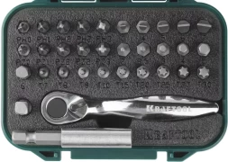 PRO. Наборы в боксе: БИТЫ KRAFTOOL PRO-Drive 26157-H33
