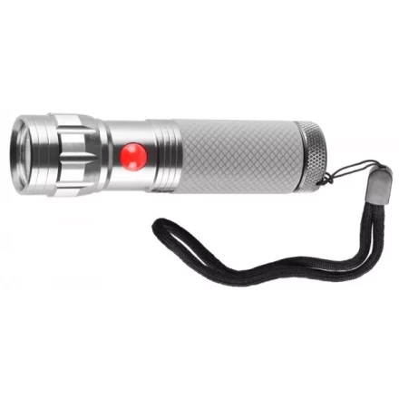 Фонарь ЗУБР &quot;МАСТЕР&quot; ручной, алюминиевый двукомпонентный корпус, 9 светодиодов, 3ААА, металлик 56211-S купить в Надыме