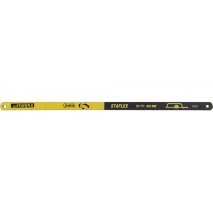 Полотно STAYER &quot;PROFI&quot; &quot;STAYER-FLEX&quot; по металлу, биметаллическое, 24TPI, 300 мм, 10 шт 15932-S10 купить в Надыме