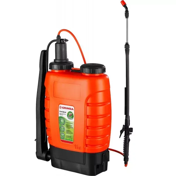Опрыскиватель садовый GRINDA "Fine Spray", ранцевый, телескопический удлинитель, 15л 425216 купить в Надыме