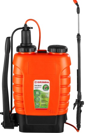 Опрыскиватель садовый GRINDA &quot;Fine Spray&quot;, ранцевый, телескопический удлинитель, 15л 425216 купить в Надыме