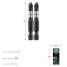 Биты для ударных шуруповертов KRAFTOOL Impact Pro PH 26191-2-50-S2 купить в Надыме