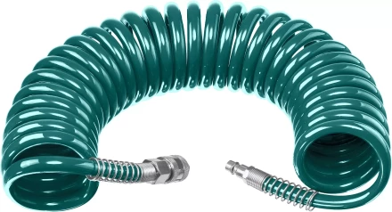 Воздушный спиральный шланг KRAFTOOL с фитингами рапид 8х12 мм 06590-10 купить в Надыме