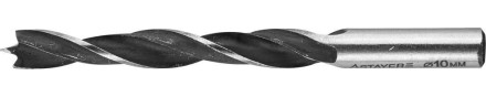 Сверло спиральное по дереву &quot;M-type&quot;, М-образная заточка, сталь HCS, STAYER Professional 2942-120-10, d=10мм 2942-120-10_z01 купить в Надыме