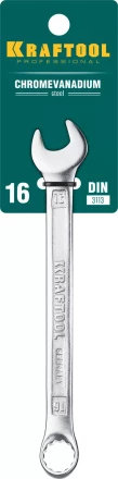 Ключи комбинированные KRAFTOOL, Cr-V, DIN 3113 27079-16 купить в Надыме
