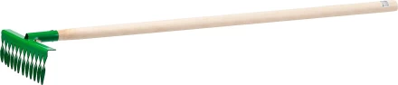 Грабли РОСТОК садовые с черенком, 12 витых зубцов 421900-12 купить в Надыме