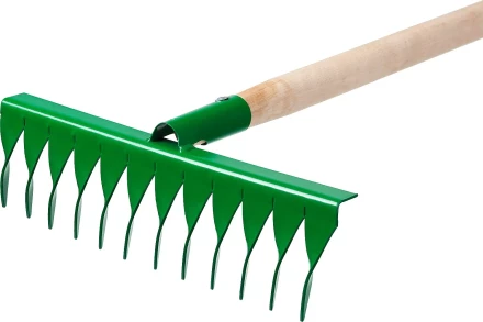 Грабли РОСТОК садовые с черенком, 12 витых зубцов 421900-12 купить в Надыме