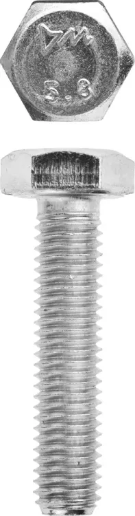 Болт ЗУБР "МАСТЕР" с шестигранной головкой, ГОСТ 7798-70, класс прочности 5.8, оцинкованный, M10x45мм, 5кг 303080-10-045 купить в Надыме