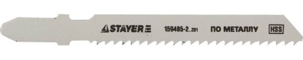 Полотна STAYER &quot;STANDARD&quot;, T118B, для эл/лобзика, HSS, по металлу (3-10мм), EU-хвост., шаг 2мм, 55мм, 2шт 159485-2_z01 купить в Надыме