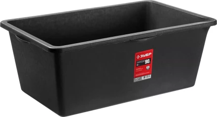 Кювета ЗУБР "ЭКСПЕРТ" строительная пластмассовая, 48x78x29см(ШхДхГ), 90л 06097-90_z03 купить в Надыме