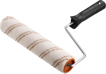 Малярный валик ЗУБР ОПТИМА-МИКРОТЕКС 40 х 180 мм бюгель 6 мм ворс 7 мм 03545-18 купить в Надыме