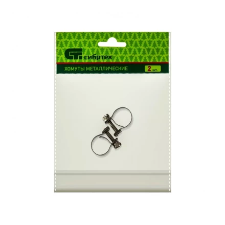 Хомуты металлические MINI 14-16 мм ширина 9 мм винтовой W4 2 шт Сибртех 475053 купить в Надыме