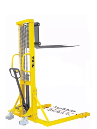 Штабелер гидравлический 1,5 т 3,0 м XILIN SDJAS1530 с раздвижными вилами и расширенными опорами 1015747 купить в Надыме