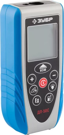 Дальномер ЗУБР "ЭКСПЕРТ" лазерный "ДЛ-50 C", точность 1.5мм, дальность 50м, класс защиты IP54 34933_z01 купить в Надыме