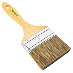 Кисть плоская "Евро" 4", смешанная щетина, деревянная ручка MTX 83082