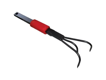 Рыхлитель 3-зубый усиленный с телескопической рукояткой р/ч 100 мм длина инструмента 1010-1320 мм/ 63038 купить в Надыме