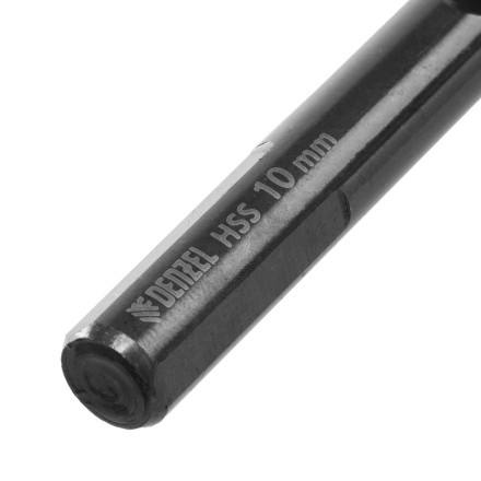Сверло по металлу, 10 мм, HSS-Tin, Golden Tip, 8 шт. Denzel 717222 купить в Надыме