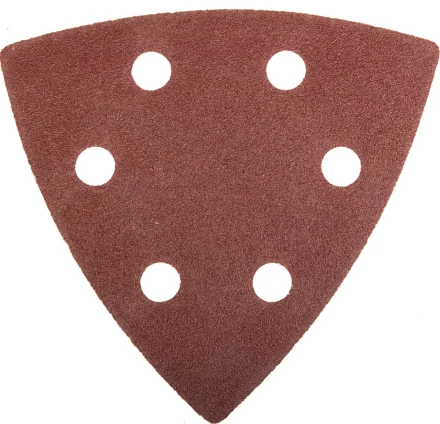 Треугольник шлифовальный ЗУБР "МАСТЕР" универсальный на велкро основе, 6 отверстий, Р100, 93х93х93мм, 5шт 35583-100 купить в Надыме