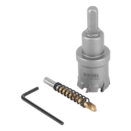 Коронка по металлу твердосплавная, 30 мм Denzel 724009 купить в Надыме