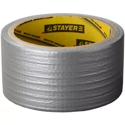 Армированная лента, STAYER 12080-50-10, универсальная, влагостойкая, 48мм х 10м, серебристая 12080-50-10 купить в Надыме