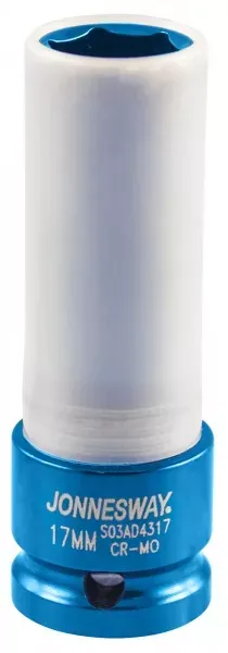 Головка ударная шестигранная 1/2" М17 для л/с дисков  S03АD4317 Jonnesway 99427 купить в Надыме