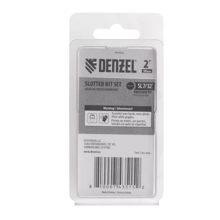 Бита SL5,5x50, 5 шт. Denzel 7711312 купить в Надыме