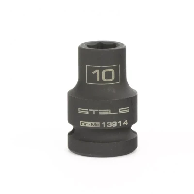 Головка ударная шестигранная 10 мм 1/2" CrMo Stels 13914