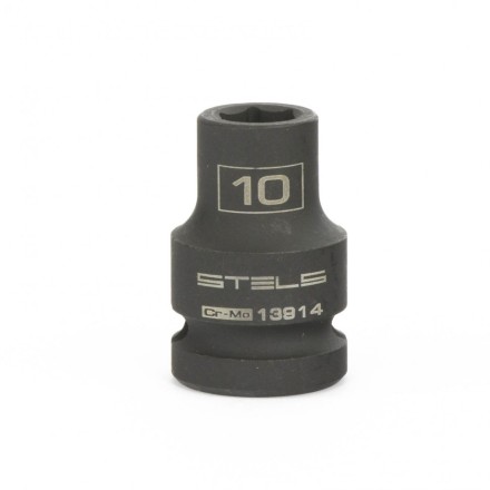 Головка ударная шестигранная 10 мм 1/2&quot; CrMo Stels 13914 купить в Надыме
