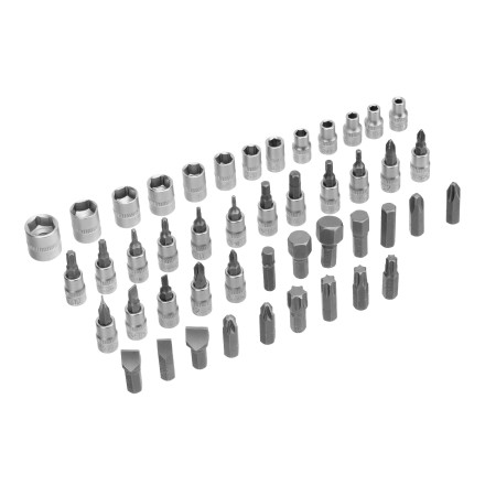 Набор инструментов Сибртех 13388, 1/2&quot;, 1/4&quot;, пластиковый кейс, 94 предмета купить в Надыме