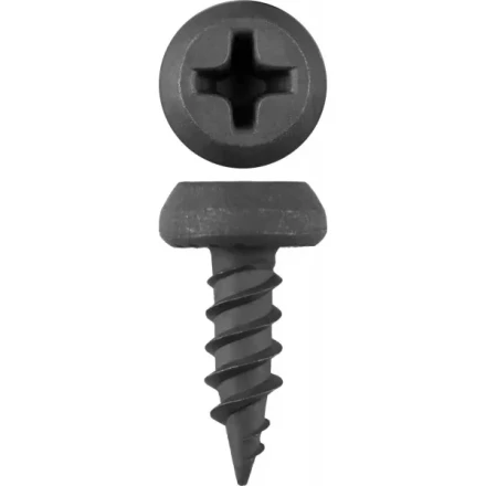 Саморезы ЗУБР "МАСТЕР" фосфатированные, для крепления лист. металла до 0.9 мм, полуцилиндр. головка, 3.5x11мм, 55шт 300116-35-11 купить в Надыме