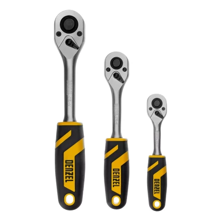 Набор инструментов Denzel 15807, 1/2", 1/4", 3/8", CrV, S2, пластиковый кейс, 216 предметов купить в Надыме