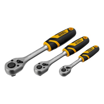 Набор инструментов Denzel 15807, 1/2&quot;, 1/4&quot;, 3/8&quot;, CrV, S2, пластиковый кейс, 216 предметов купить в Надыме