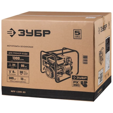 Мотопомпа бензиновая МПГ-1300-80 серия МАСТЕР купить в Надыме