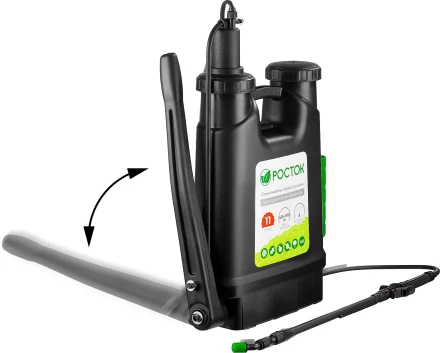 Опрыскиватель садовый РОСТОК, ранцевый, телескопический удлинитель, 11л 425219 купить в Надыме