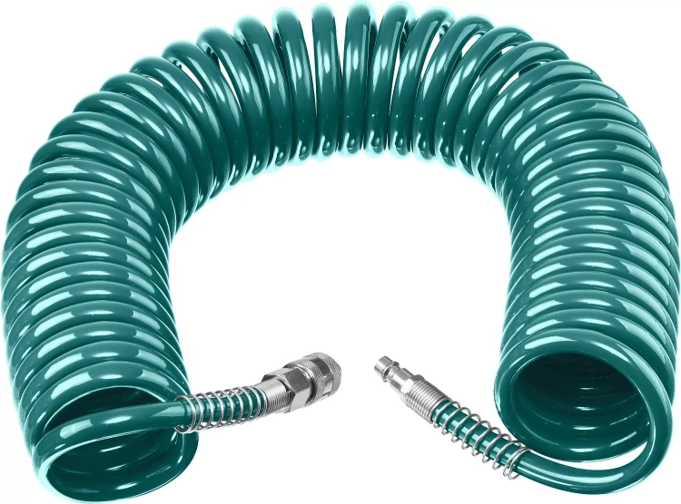 Воздушный спиральный шланг KRAFTOOL с фитингами рапид 8х12 мм 06590-15 купить в Надыме