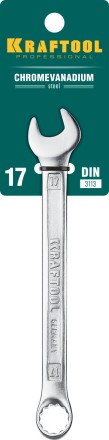 Ключи комбинированные KRAFTOOL, Cr-V, DIN 3113 27079-17 купить в Надыме
