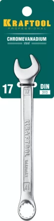 Ключи комбинированные KRAFTOOL, Cr-V, DIN 3113 27079-17 купить в Надыме