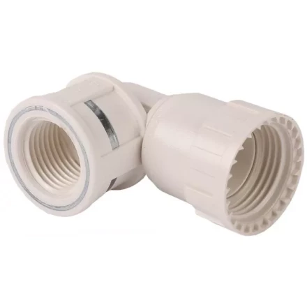 Переходник угловой 90° ЗУБР "ШиреФит" "накидная гайка - внутренняя резьба", 20мм-1/2" 51484-20-1/2 купить в Надыме