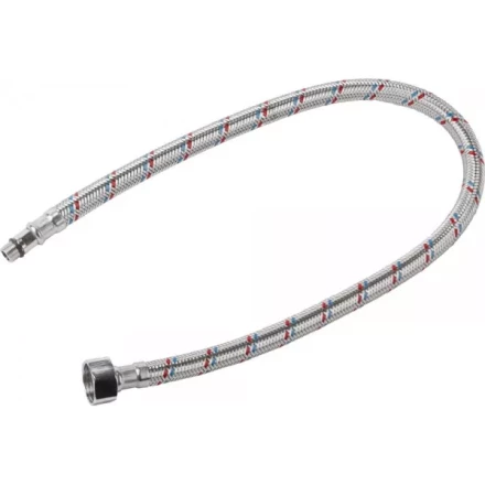 Подводка гибкая STAYER для воды к смесителям, оплетка из нерж стали, укороченная, г/ш 1/2" - 0,6м 51016-060 купить в Надыме