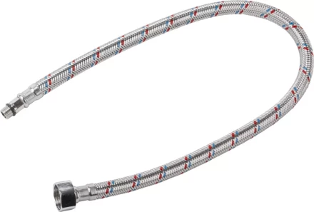 Подводка гибкая STAYER для воды к смесителям, оплетка из нерж стали, укороченная, г/ш 1/2" - 0,6м 51016-060 купить в Надыме