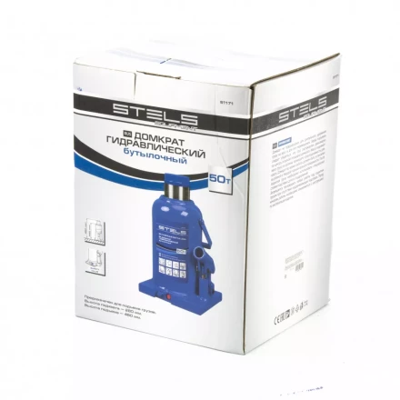 Домкрат гидравлический бутылочный 50 т h подъема 280-450 мм Stels 51171 купить в Надыме