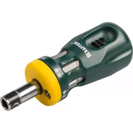 Набор KRAFTOOL Отвертка "BIT LOCK" реверсивная с битами, 12-в-1 26161-H13 купить в Надыме