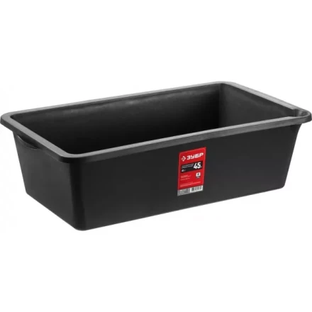 Кювета ЗУБР "ЭКСПЕРТ" строительная пластмассовая, 41x71x22см(ШхДхГ), 45л 06097-45_z03 купить в Надыме