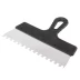 Шпатель из нержавеющей стали 250 мм зуб 8 х 8 мм пластмассовая ручка Россия 85143 купить в Надыме