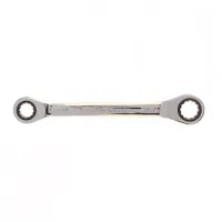 Ключ накидной трещоточный Matrix 14 x 17 мм зеркальный хром 14509