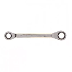 Ключ накидной трещоточный Matrix 14 x 17 мм зеркальный хром 14509