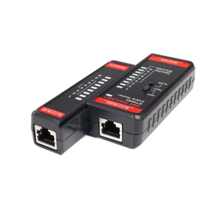 LAN-тестер кабельный КВТ KT 468C для проверки витой пары и телефонного кабеля (88552) купить в Надыме