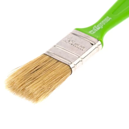 Кисть флейцевая "Евро", 25 x 8, натуральная щетина, пластиковая ручка Сибртех 83300 купить в Надыме