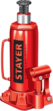Домкрат STAYER &quot;PROFI&quot; гидравлический бутылочный, 12т, 210-400мм 43160-12 купить в Надыме